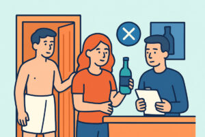 Omat juomat saunatilaan – korkkimaksu ja luvat