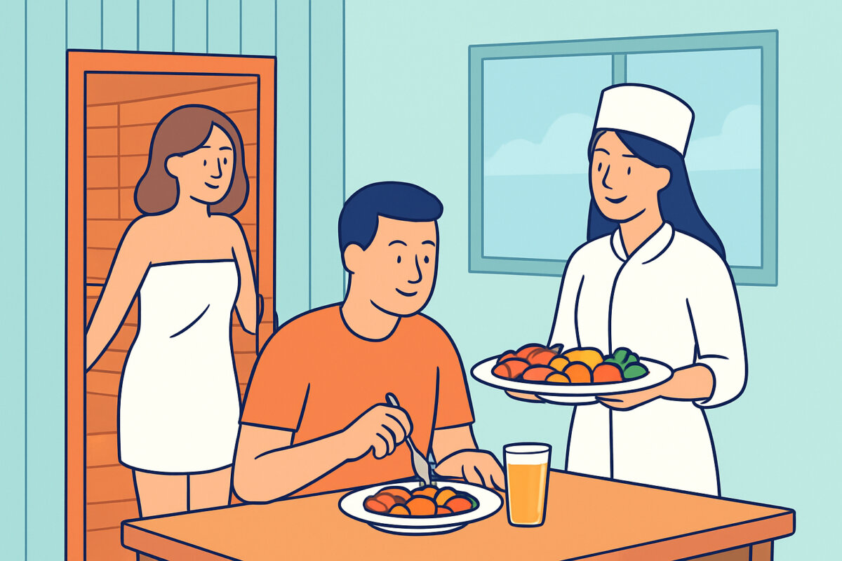 Saunaillan ruokailu – oma keittiö vai pitopalvelu